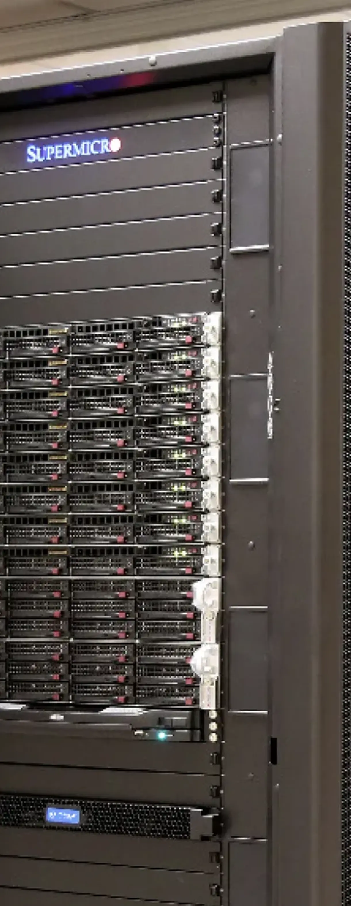 Front view of the Lawrence Livermore National Laboratory's Mammoth