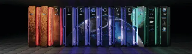 Wide-view shot of NASA Goddard's Discover system