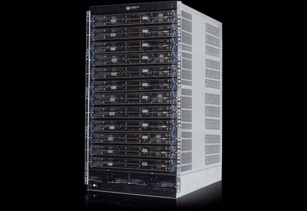 Front view of a Cornelis Omni-Path Express Director Class Switch