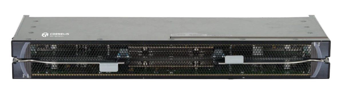 Front view of a Cornelis Omni-Path Express Director Class Switch (Spine Module)